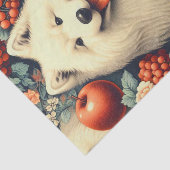 キュートSamoyedフローラ絵画ズ 薄葉紙 (詳細)