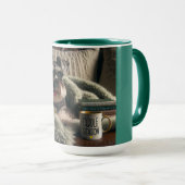 キュードルシーズンミニチュアシュナウザー マグカップ (正面右)