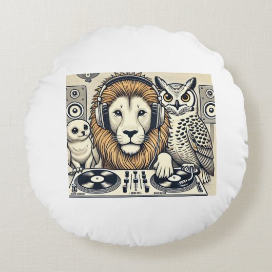 キュードルスフィア枕 ラウンドクッション (正面)