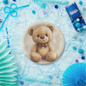 キュードルベアスマイル紙プレート ペーパープレート (パーティー)