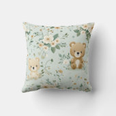 キュードルベアーズ&花ベビー枕 クッション (裏面)