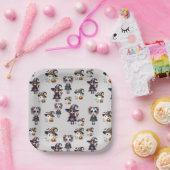 キューハロウィーン ペーパープレート (パーティー)