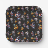 キューハロウィーン ペーパープレート (正面)