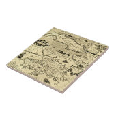 キューバおよびイスパニョーラ島の地図 タイル (側面)