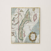 キューバおよびジャマイカ(1763年)のヴィンテージの地図 ジグソーパズル (縦)