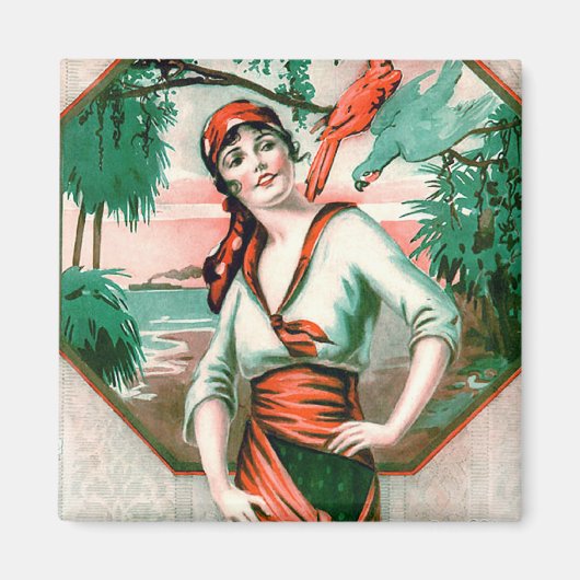 キューバでお会い マグネット (正面)