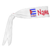 キューバとライトブルーのキューバ国旗の赤の個人設定 タイヘッドバンド (回転270)