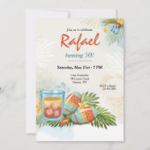 キューバのお祭り 招待状 (正面)