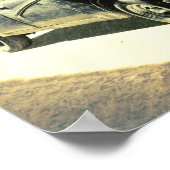 キューバのアートポスター、ハバナのアメリカ車 ポスター (角)