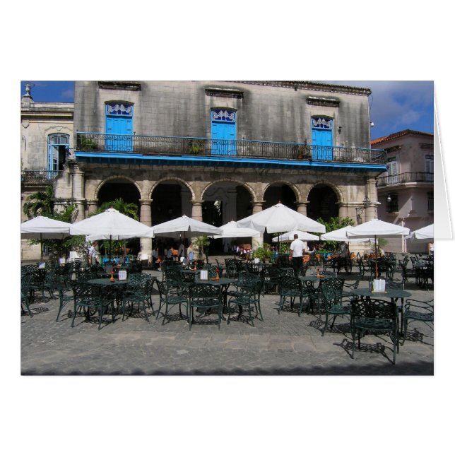 キューバのカフェ (正面横)