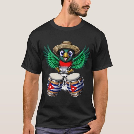 キューバのカワラトrogon tシャツ (正面)