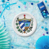 キューバのコート・オブ・アームズプレート ペーパープレート (パーティー)