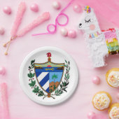 キューバのコート・オブ・アームズプレート ペーパープレート (パーティー)