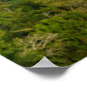 キューバのパノラマバレーの風景 ポスター (角)