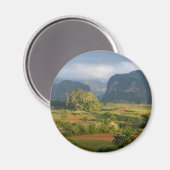 キューバのパノラマバレーの風景 マグネット (正面/裏面)