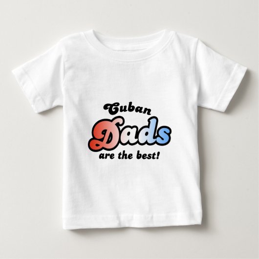 キューバのパパ ベビーTシャツ (正面)