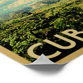 キューバのポスタービンテージ旅行ポスター雨林 ポスター (角)