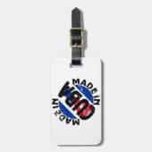 キューバのラベルの荷物のラベルで作られる ラゲッジタグ (正面縦)