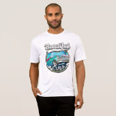 キューバのレトロなロゴ Tシャツ (正面フル)