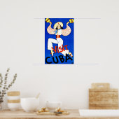 キューバのヴィンテージカリブの旅行を訪れる ポスター (キッチン)