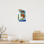 キューバのヴィンテージレースのポスター復活 ポスター (キッチン)