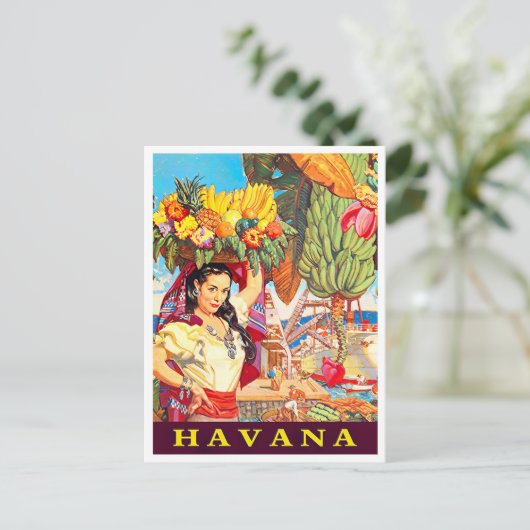 キューバのヴィンテージ旅行はがきに旅行 ポストカード (スタンド正面)