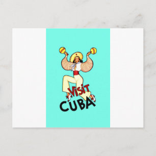 キューバのヴィンテージ旅行を訪ねて ポストカード