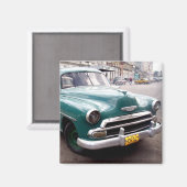 キューバのヴィンテージ自動車 マグネット (正面/裏面)