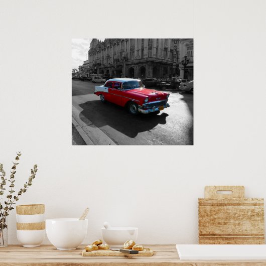 キューバの交通 ポスター (キッチン)