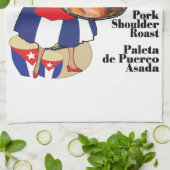 キューバの台所タオルPaleta キッチンタオル (折り畳み)