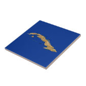 キューバの地図タイル タイル (側面)