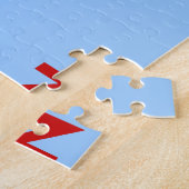 キューバの地図 ジグソーパズル (側面)