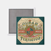 キューバの完璧たばこラベル用の葉巻の広告 マグネット (正面/裏面)