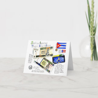 キューバの小さいが重要なことを知る カード