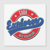 キューバの探検家のアドベンチャーロゴ (正面)