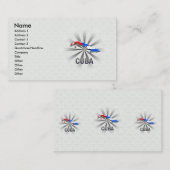 キューバの旗の地図2.0 名刺 (正面/裏面)