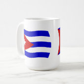 キューバの旗マグカップ コーヒーマグカップ (正面左)