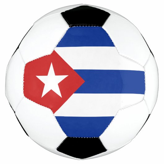 キューバの旗 サッカーボール (正面)