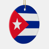 キューバの旗 セラミックオーナメント (右)