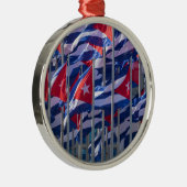 キューバの旗 ハバナ キューバ メタルオーナメント (右)