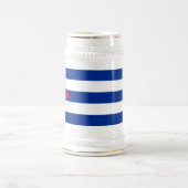 キューバの旗 ビールジョッキ (中央)