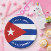 キューバの旗 誕生日パーティー ペーパープレート (パーティー)