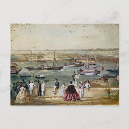 キューバの景色 ポストカード (正面)