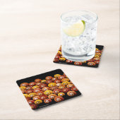 キューバの木のかたつむり スクエアペーパーコースター (インサイチュ)