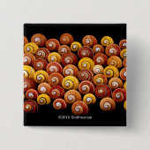 キューバの木のかたつむり 缶バッジ (正面)