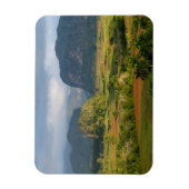 キューバの渓谷のパノラマ風景 マグネット (縦)
