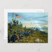 キューバの米国国旗の最初の掲揚 ポストカード (正面/裏面)
