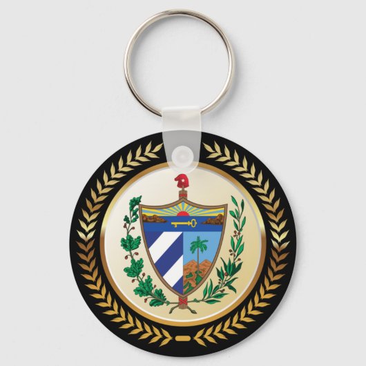 キューバの紋章 キーホルダー (正面)
