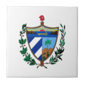 キューバの紋章 タイル (正面)
