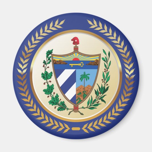 キューバの紋章 マグネット (正面)